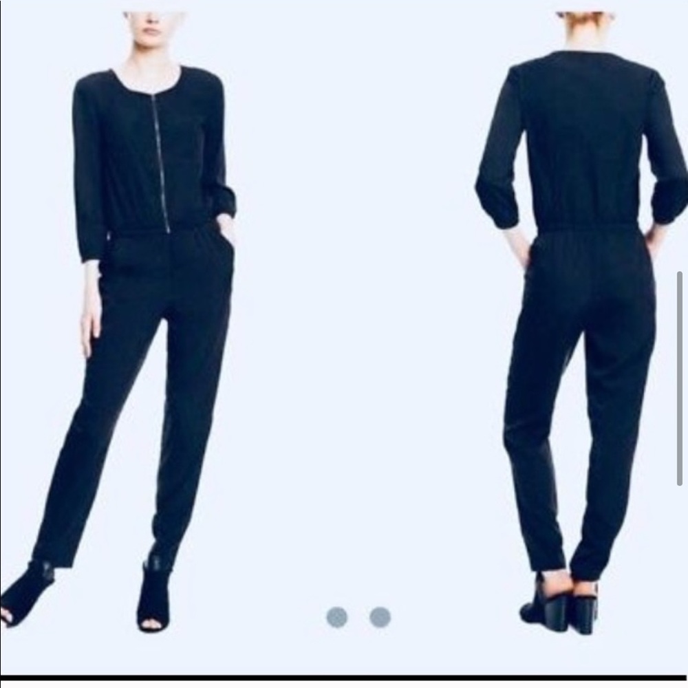 W118 by Walter Baker Peavey Jumpsuit Navy Small